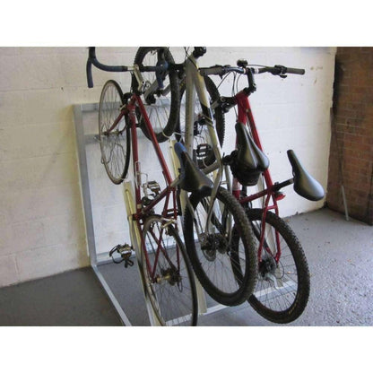 Bison Semi-Vertical Bike Rack (4-6 Bikes)