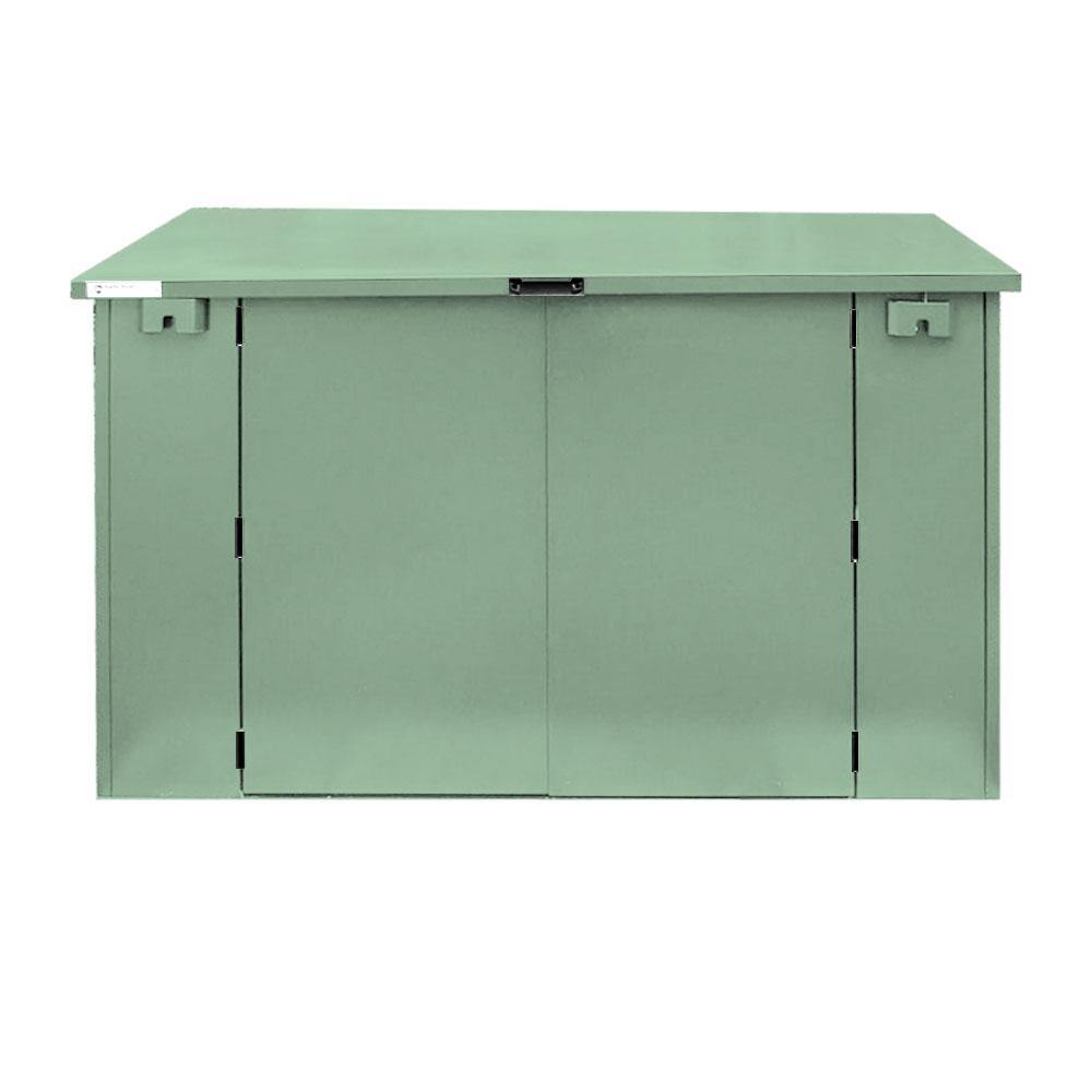 SafeStor Ripon Secure Bike Shed x 3, Light Green